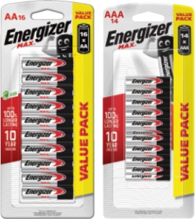 Energizer+Max+Batteries+AA+16+Pack+or+AAA+14+Pack