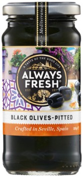 Always+Fresh+Pitted+Black+Olives+220g