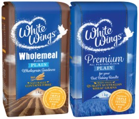 White+Wings+Premium+or+Wholemeal+Flour+1kg+Selected+Varieties