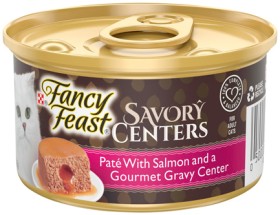 Purina-Fancy-Feast-Savory-Centers-Wet-Cat-Food-85g-Selected-Varieties on sale