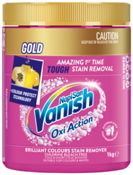 Vanish-NapiSan-Gold-Oxi-Action-Stain-Remover-1kg-Selected-Varieties on sale