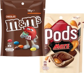 MMs-130180g-Pods-160g-or-Maltesers-120140g-Share-Pack-Selected-Varieties on sale