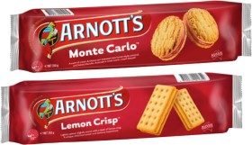 Arnott%26rsquo%3Bs+Cream+Biscuits+200%E2%80%91250g+or+Smith%26rsquo%3Bs+Crackers+160g+Selected+Varieties