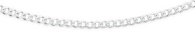 Sterling+Silver+50cm+Curb+Chain+-+Made+In+Italy