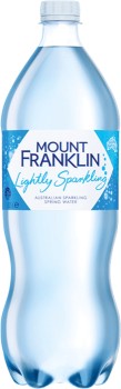 Mount+Franklin+Lightly+Sparkling+Water+1.25+Litre+Selected+Varieties