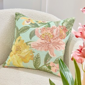 Aloha+Orchid+Embroidered+Square+Cushion+by+M.U.S.E.