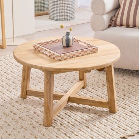 Ward-Recycled-Teak-Round-Coffee-Table-by-MUSE on sale