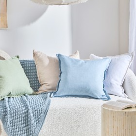 Sahara-Linen-Feather-Square-Cushion-by-MUSE on sale