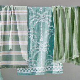 Sundays-Mirage-Palm-Printed-Velour-Beach-Towel-by-Pillow-Talk on sale