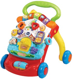 VTech-First-Steps-Baby-Walker-Red on sale