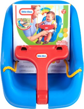 Little-Tikes-Snug-N-Secure-Swing-Blue on sale