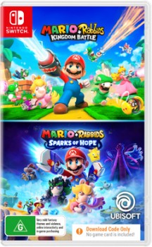 Mario-Rabbids-Kingdom-Battle-Sparks-of-Hope-Bundle-Code-in-Box-Nintendo-Switch on sale