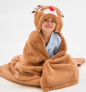 Rudolph+Hooded+Throw