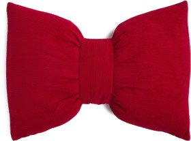 Bow-Cushion-Red on sale