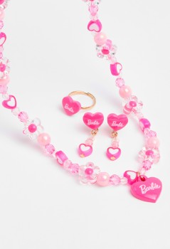Barbie+Necklace%2C+Earring+and+Ring+Set