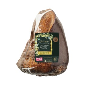Woolworths-Gold-Triple-Smoked-Free-Range-Quarter-Leg-Ham on sale