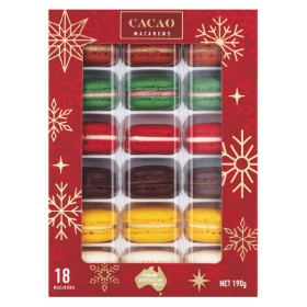 Cacao-Macarons-Pk-18 on sale
