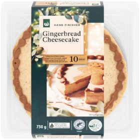 Woolworths-Gingerbread-Cheesecake-730g on sale