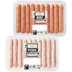 Woolworths-Beef-Pork-or-Chicken-Sausage-Varieties-550g-Pk-10 on sale