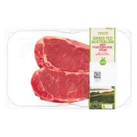Macro-Australian-Grass-Fed-Beef-Porterhouse-Steaks-400g-Pk-2 on sale