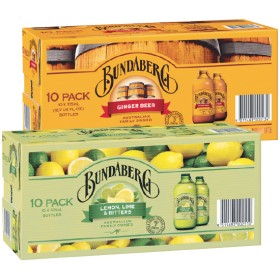 Bundaberg+Ginger+Beer%2C+Spiced+or+Lemon+Lime+Bitters+10+x+375ml