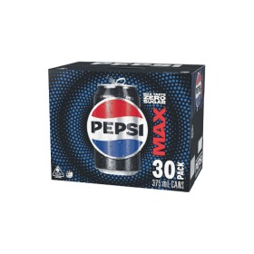 Pepsi-or-Pepsi-Max-Soft-Drink-Cans-30-x-375ml on sale