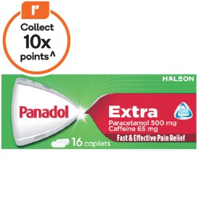 Panadol-Extra-For-Pain-Relief-Paracetamol-Caffeine-500mg-Pk-16 on sale