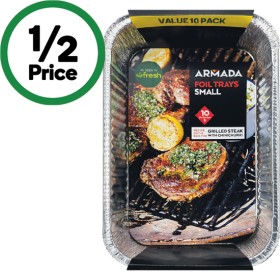 Armada-Foil-Trays-Small-Pk-10 on sale