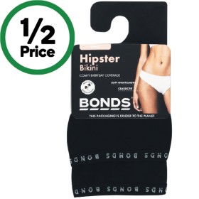 Bonds-Ladies-Hipster-Bikini-Assorted-Pk-2 on sale