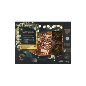 Woolworths-Gold-Dubai-Pistachio-Tarts-Pk-6 on sale