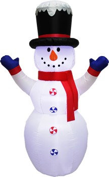 Christmas+Magic+Friendly+Frosty+Inflatable+Snowman