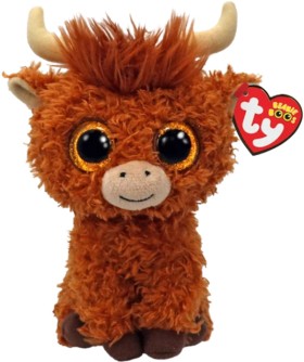 TY-Beanie-Boos-Alfie-Highland-Cow-Brown-Regular on sale