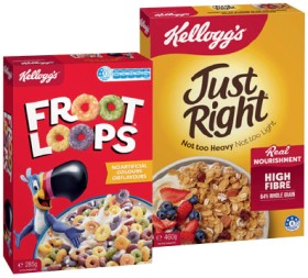 Kelloggs-Just-Right-460g-Froot-Loops-285g-or-Rice-Bubbles-410g on sale