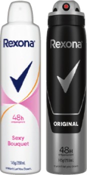 Rexona+Antiperspirant+Spray+250mL+Selected+Varieties