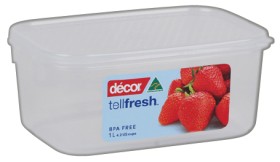Dcor-Tellfresh-Oblong-Container-1-Litre on sale