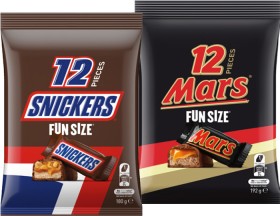 Mars%2C+Snickers+or+Maltesers+Fun+Size+Pack+132%E2%80%91192g+Selected+Varieties