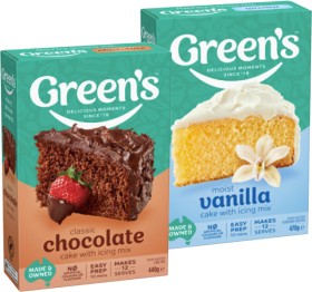 Greens-Baking-Cake-Mix-400470g-or-Chocolate-Brownies-380g-Selected-Varieties on sale