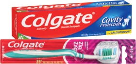 Colgate+Zig+Zag+Toothbrush+1+Pack+or+Toothpaste+110%E2%80%91120g+Selected+Varieties