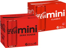Coca%E2%80%91Cola+Mini%2C+Mount+Franklin+or+Deep+Spring+6x250mL+Selected+Varieties