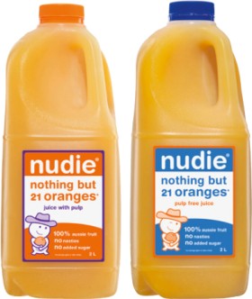 Nudie+Orange+Juice+2+Litre+Selected+Varieties