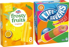 Life+Savers+Ice+Block%2C+Peters+Frosty+Fruits+8+Pack+or+Fruit+Stack+6+Pack+Selected+Varieties