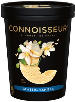 Connoisseur+Gourmet+Ice+Cream+Tub+1+Litre+or+Sticks+4%E2%80%916+Pack+Selected+Varieties