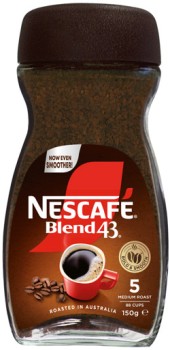 Nescaf%26eacute%3B+Blend+43+Instant+Coffee+140%E2%80%91150g+Selected+Varieties