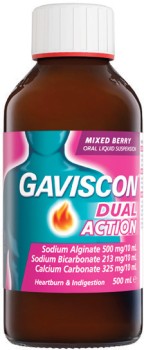 Gaviscon-Dual-Action-Mixed-Berry-Oral-Liquid-Suspension-500mL on sale