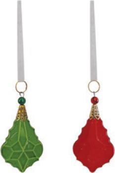 Acrylic+Drop+Tree+Ornament+Assorted