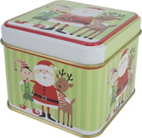 Christmas-Mini-Square-Tin-Gift-Box on sale