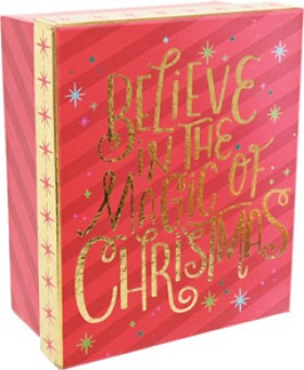 Christmas-Red-Fancy-Foil-Gift-Box on sale