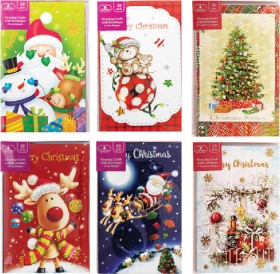 Christmas+Cards+10+Pack+Foil+Embossed