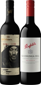 19-Crimes-Snoop-Cali-or-Penfolds-Koonunga-Hill-Varieties-750mL on sale