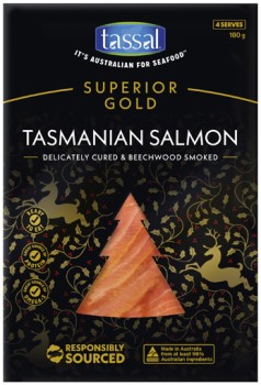 Tassal+Superior+Gold+Premium+Smoked+Salmon+180g